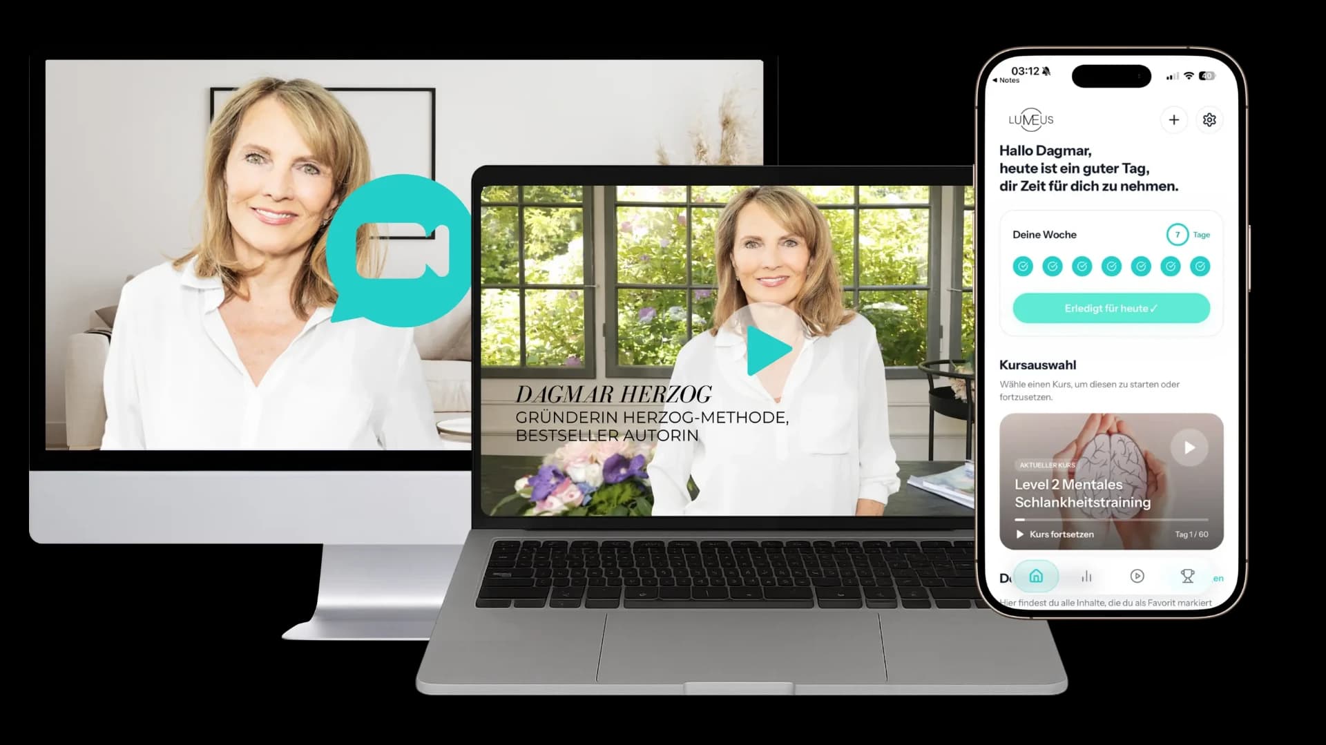 LUMEUS App auf allen Geräten